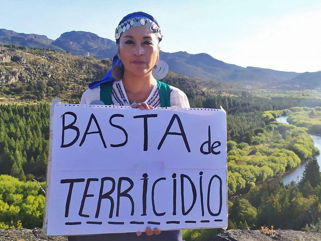 Moira Millán Mapuche activista contra el terricidio
