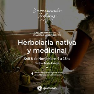 Herbolaria nativa y medicinal con Analía Fidalgo en Germinar ONG